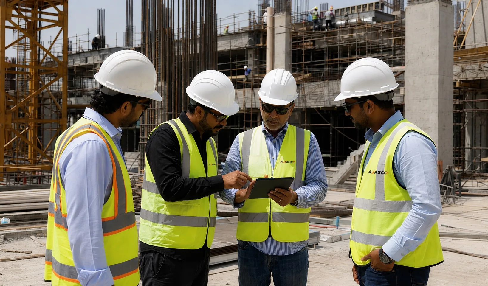 AJASCO Group engineering team in Saudi Arabia
