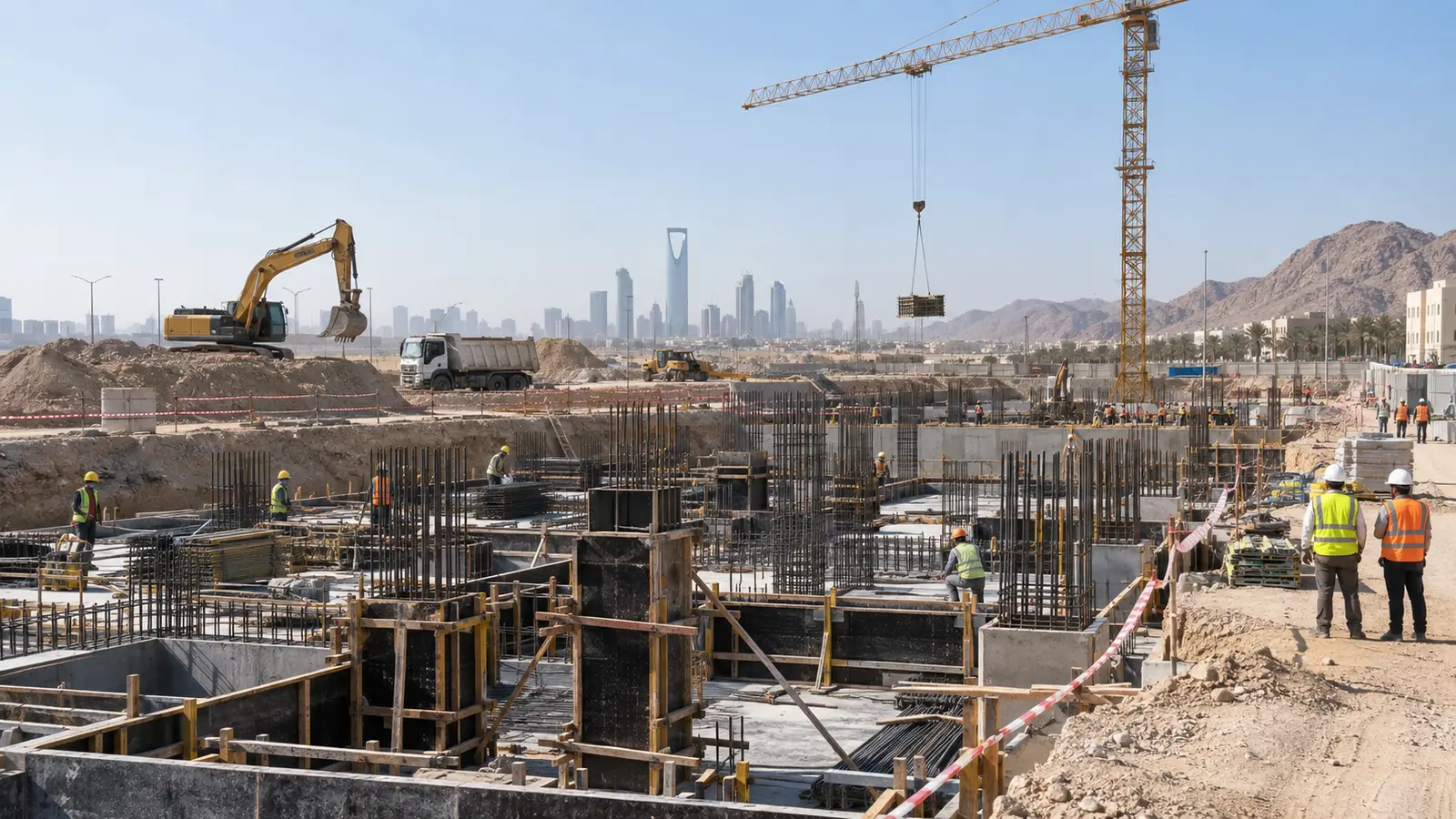 Civil construction services and projects in Saudi Arabia