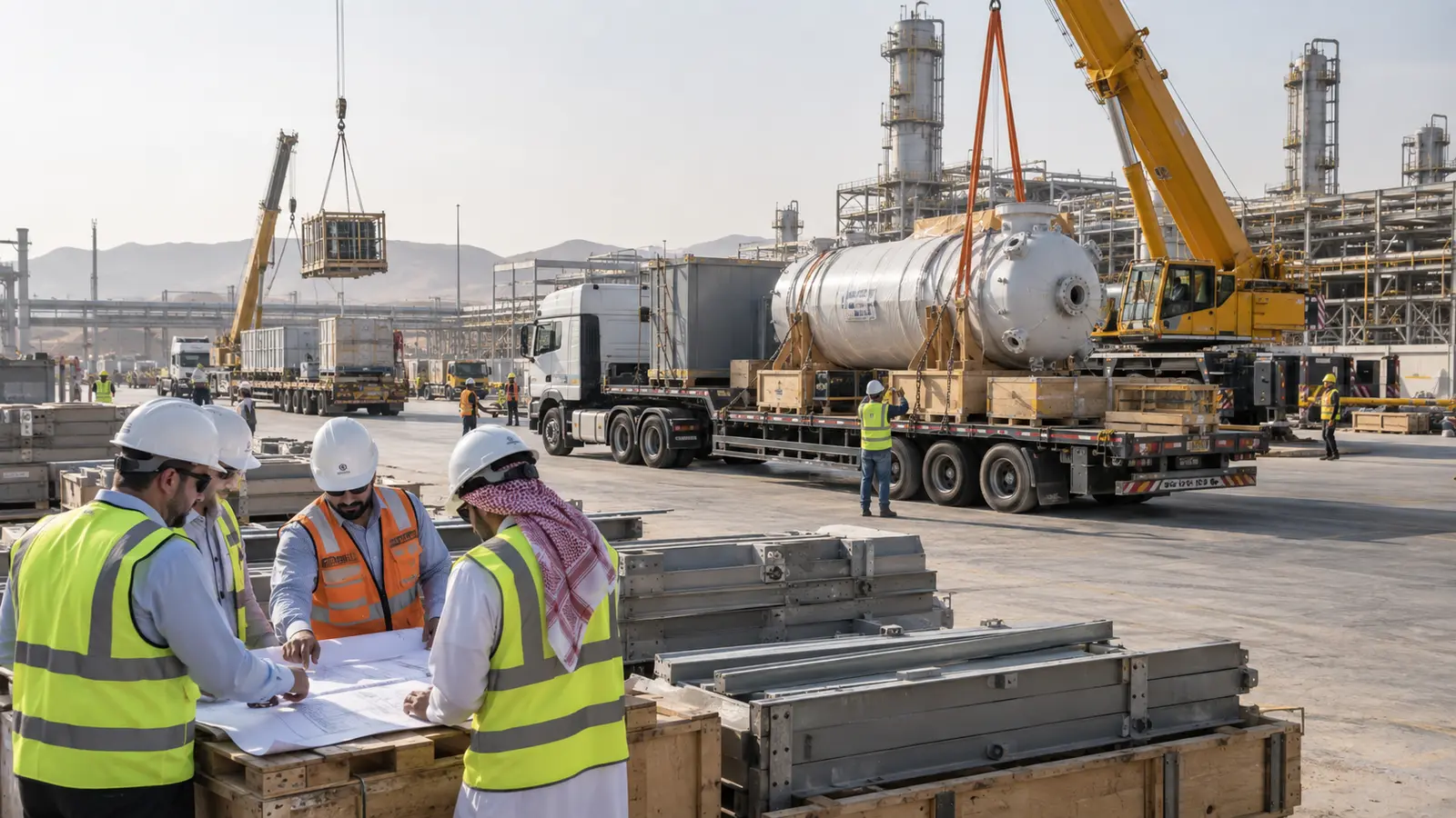 Engineering procurement and construction coordination for projects in Saudi Arabia