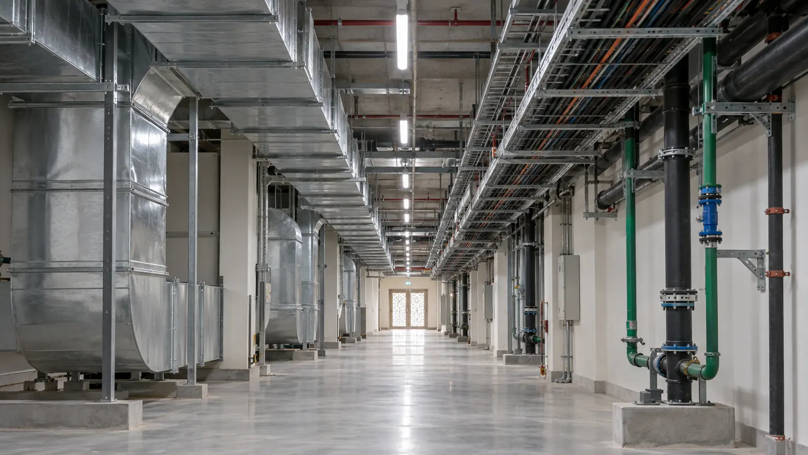 HVAC electrical and plumbing coordination in modern Saudi buildings