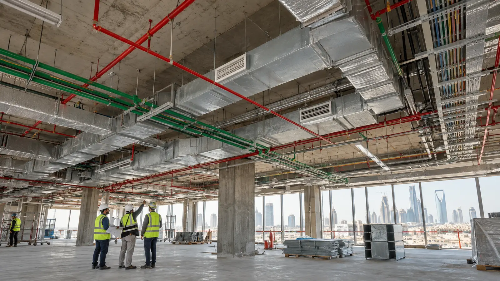 MEP and electromechanical building systems in Saudi Arabia