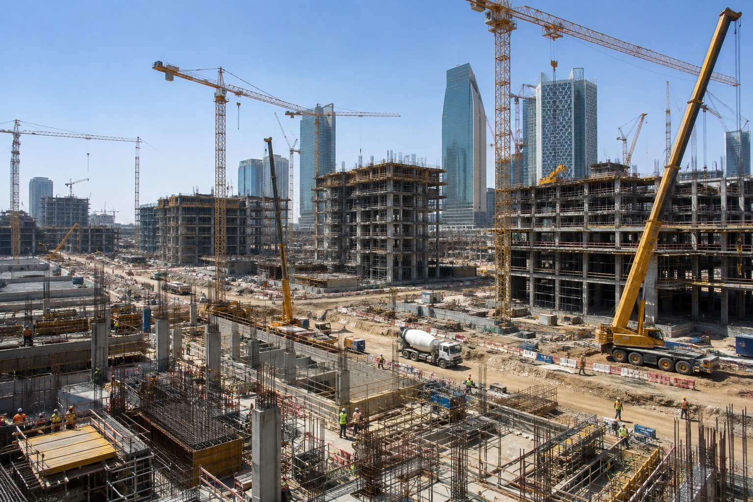 AJASCO civil construction project in Saudi Arabia