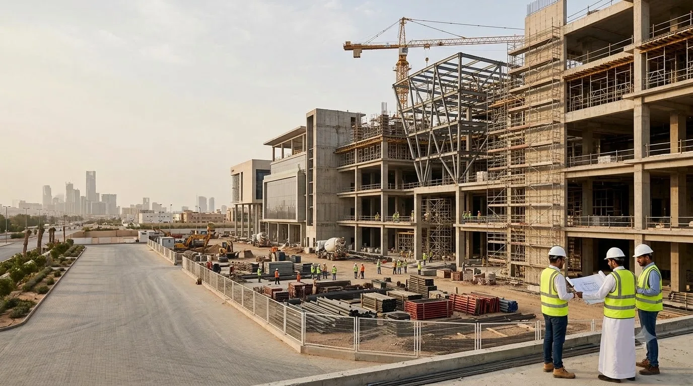 AJASCO construction and engineering capabilities in Saudi Arabia