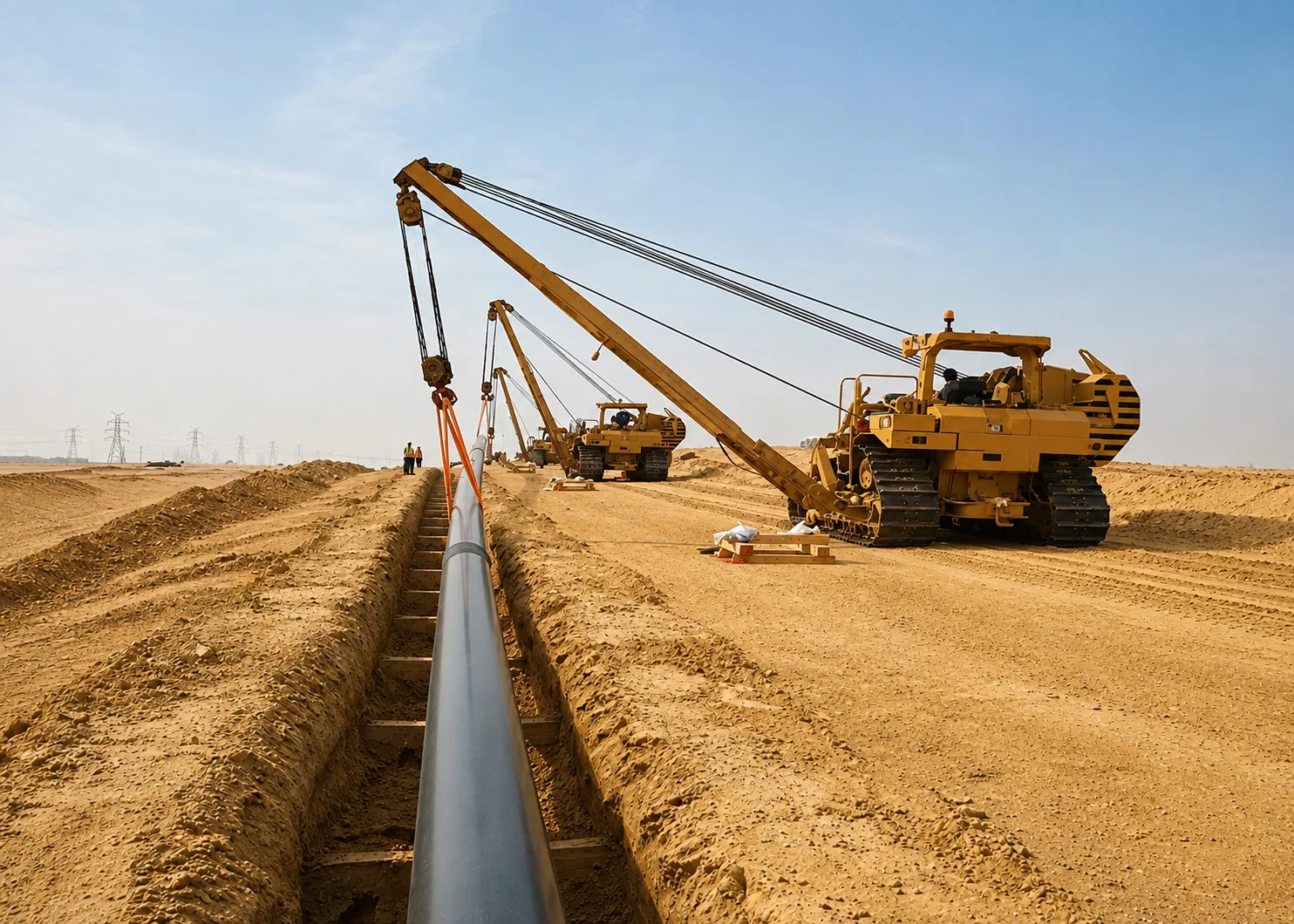 AJASCO Underground Pipeline Project Saudi Arabia