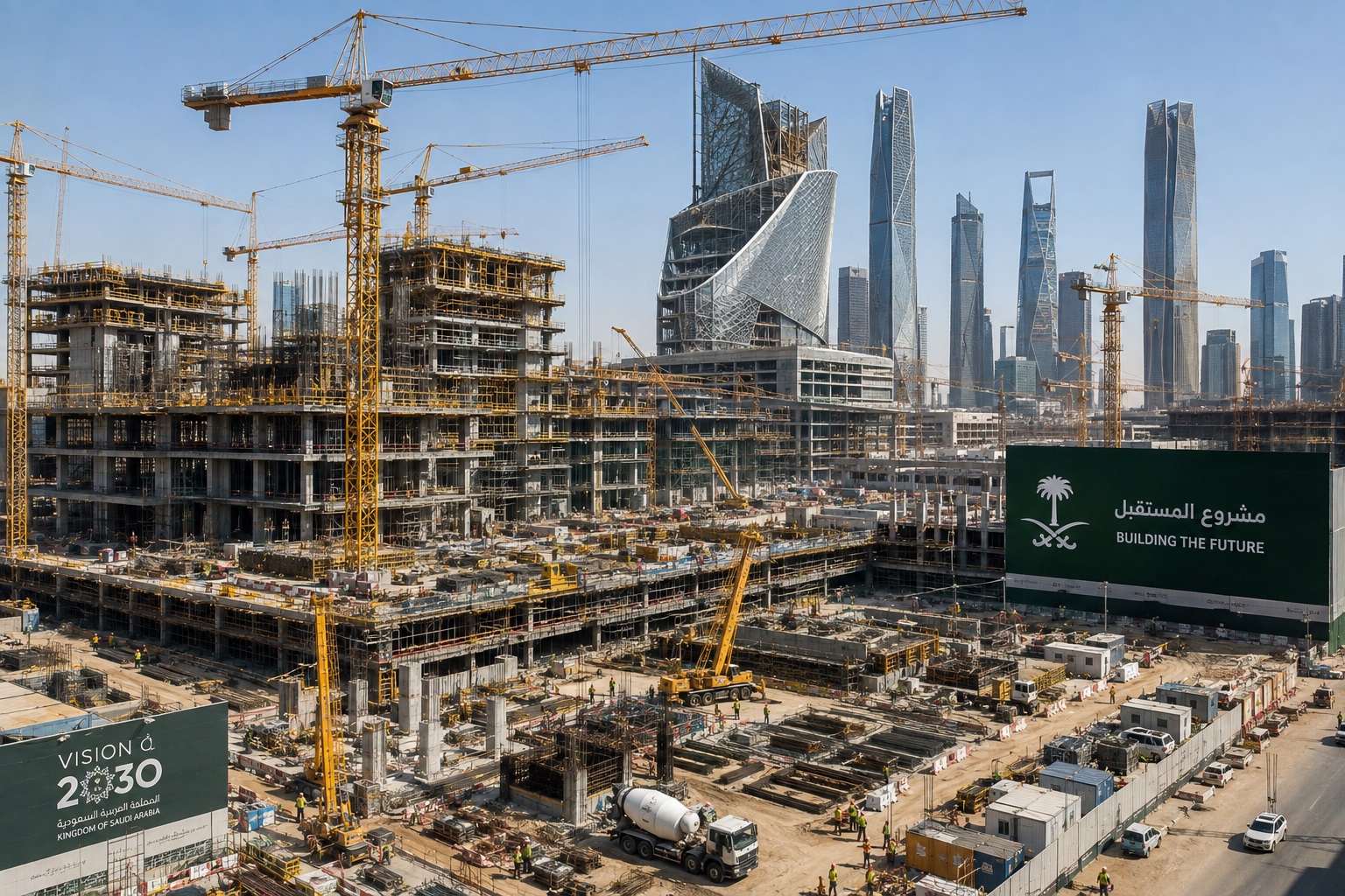 AJASCO construction project in Saudi Arabia