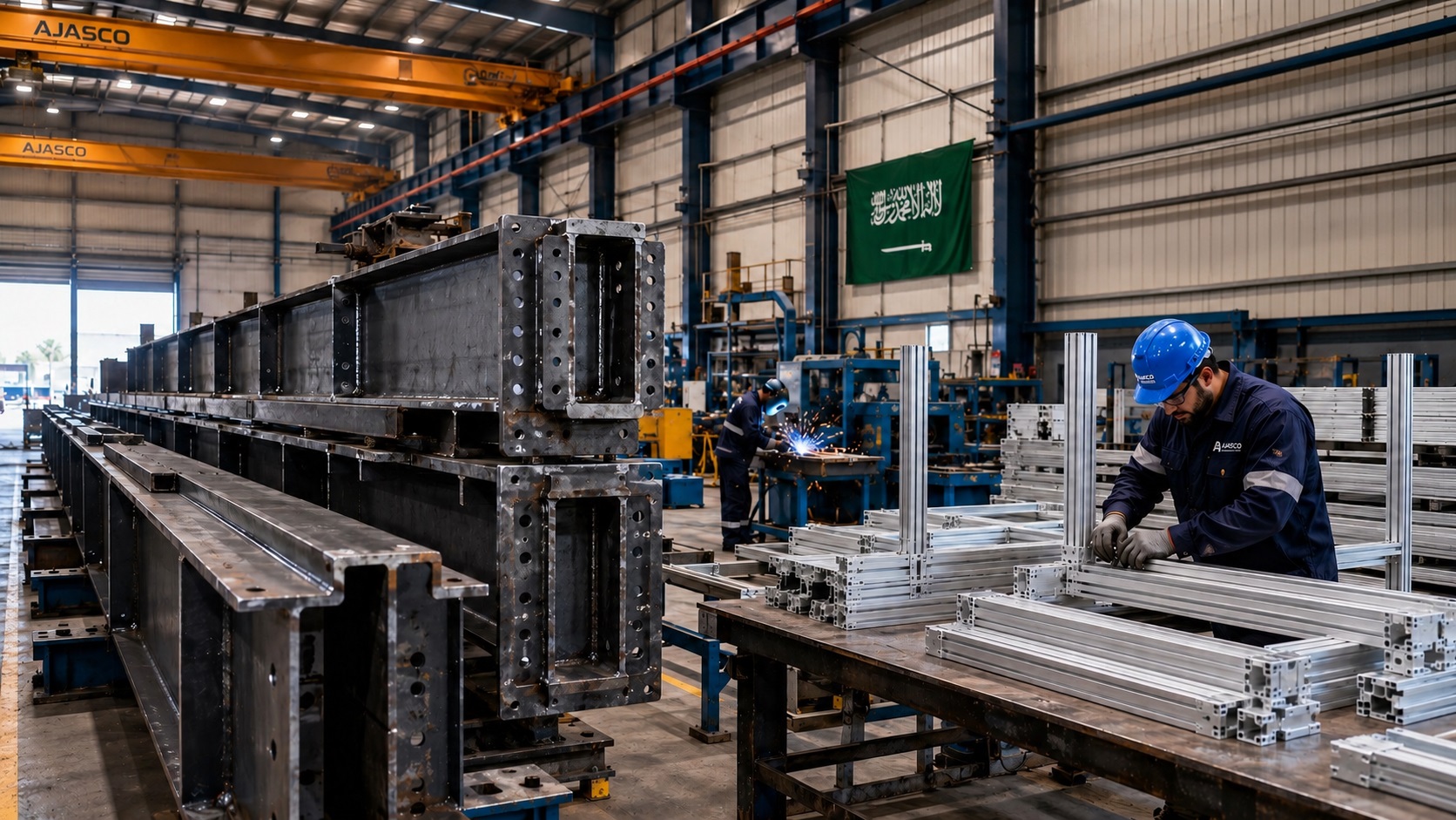 Steel and aluminium fabrication services in Saudi Arabia