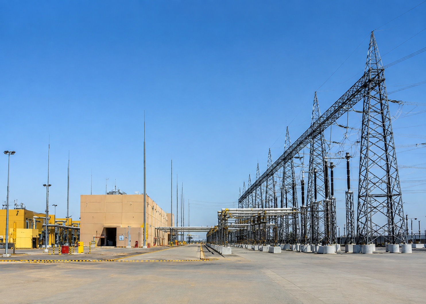 Transmission line infrastructure in Saudi Arabia