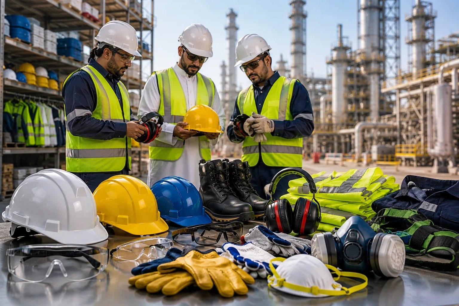 Safety and PPE products supplied by AJASCO Trading